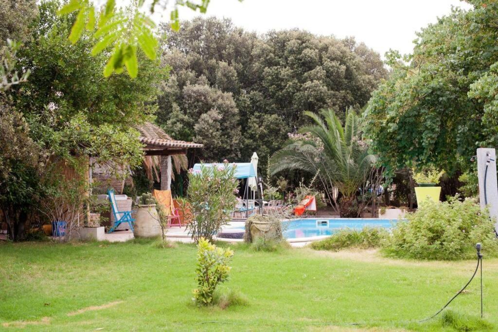 Big Relax Apartment With Swimming Pool And A Peaceful Garden In A Private Villa Sestu Kültér fotó
